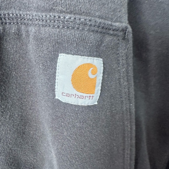 Carhartt Original Fit Zip Up Hoodie Gray Black Sweatshirt Small - Picture 5 of 6
